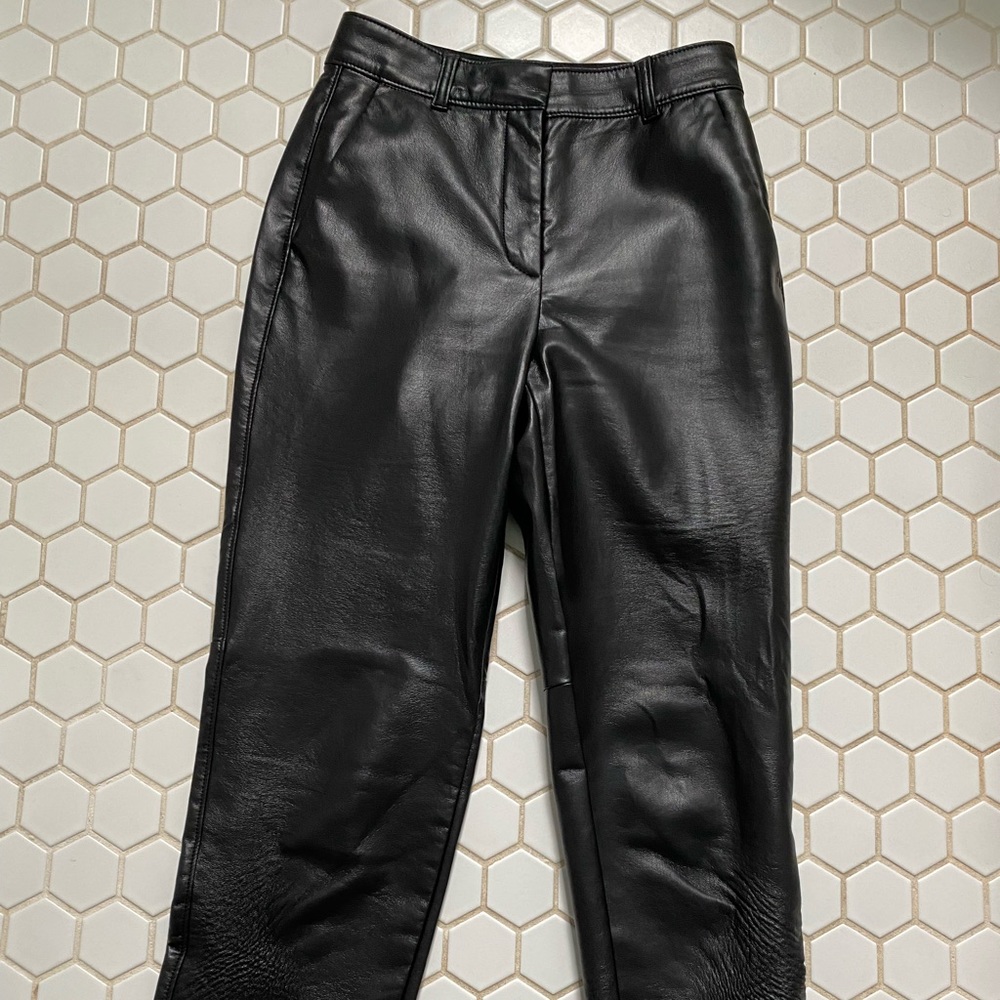 Aritzia Faux Leather Pants